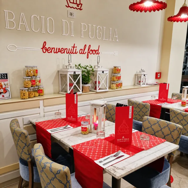 La sala di Bacio di Puglia a Molfetta